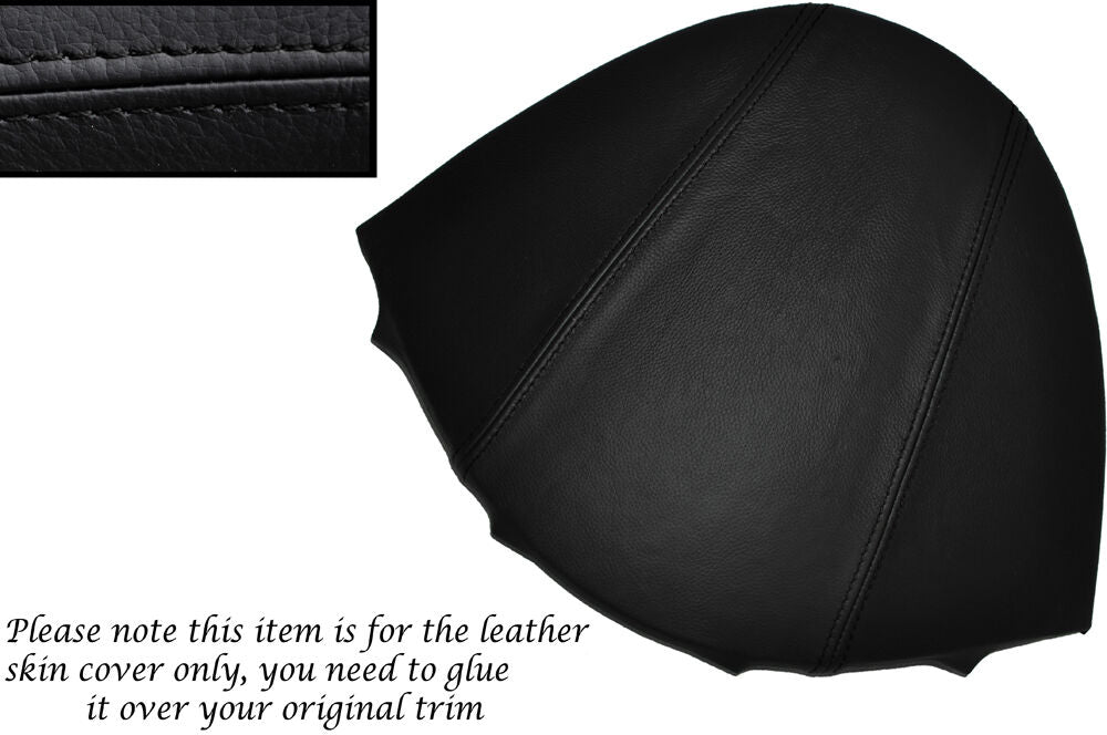 BLACK STITCHING SPEEDO HOOD LEATHER SKIN COVER FITS MAZDA RX7 FD3S 1992-2002