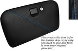BLUE STITCH FITS NISSAN 200SX S13 88-93 GLOVE BOX LID REAL LEATHER SKIN COVER