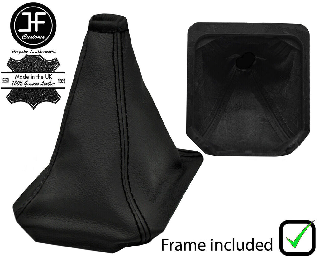 BLACK STITCH LEATHER GEAR+PLASTIC FRAME FOR FORD SIERRA MK2 RS COSWORTH 4X4