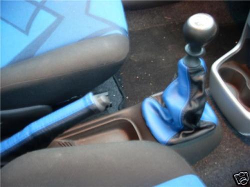 FITS FIAT PUNTO MK2 GEAR & HANDBRAKE GAITER LEATHER 99-05 CUSTOM NEW MADE IN UK