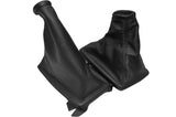 FITS OPEL VAUXHALL CORSA C COMBO 2001-06 GAITERS SET BLACK STITCHING CUSTOM NEW