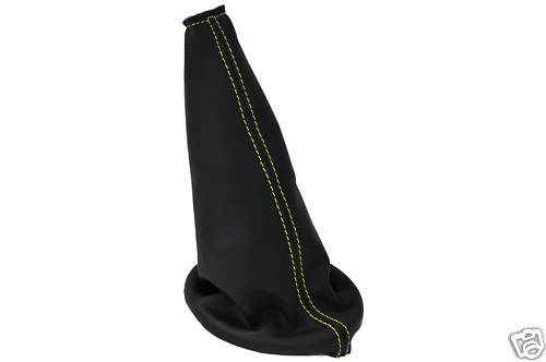FITS RENAULT CLIO MK2 LEATHER GEAR GAITER YELLOW ST 97-05 CUSTOM NEW MADE IN UK