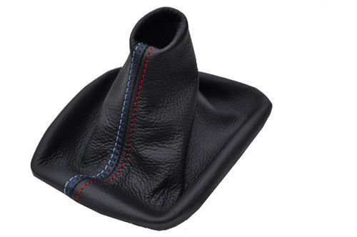 FITS BMW E90 E91 E92 E93 3 Series 2005-2013 BLACK GEAR GAITER TRI STITCH