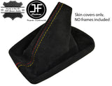 GERMAN FLAG STITCHING STITCH FAUX SUEDE GEAR FITS BMW E36 E46 1991-2005