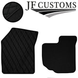 BLACK DIAMOND STITCH VINYL 4XTAILORED FLOOR CARPET FOR SUZUKI SWIFT 05-10 JF1