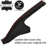 RED STITCHING TOP GRAIN LEATHER HANDBRAKE GAITER FITS HONDA ACCORD 1998-2002