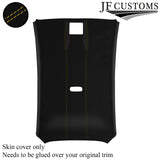 YELLOW STITCH LUXE SUEDE HEADLINER COVER FITS FORD FIESTA MK7 13-17 CUSTOM NEW