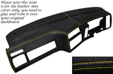 YELLOW STITCH DASH DASHBOARD COVER FITS FORD SIERRA MK2 RS COSWORTH SAPPHIRE 4x4