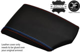 TRI STITCHING LEATHER ARMREST COVER FITS BMW E81 E82 E87 E88 2005-2012