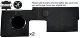 YELLOW STITCH 2X FRONT DOOR CARD TRIM LEATHER COVERS FITS RENAULT ALPINE GTA V6