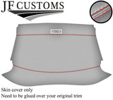 RED STITCH FRONT ROOF HEADLINING LIGHT GREY LUXE COVER FOR VW CADDY MK2 95-03