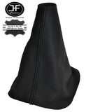 BLACK STITCHING MANUAL LEATHER GEAR GAITER FITS MAZDA 3 2003-2009 CUSTOM NEW