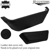 BLACK STITCH DOOR POCKET TRIM LEATHER COVER FITS FORD TRANSIT MK7 06-14