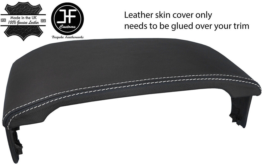 WHITE STITCH SPEEDO CLUSTER HOOD LEATHER COVER FOR AUDI QUATTRO UR COUPE GT B2