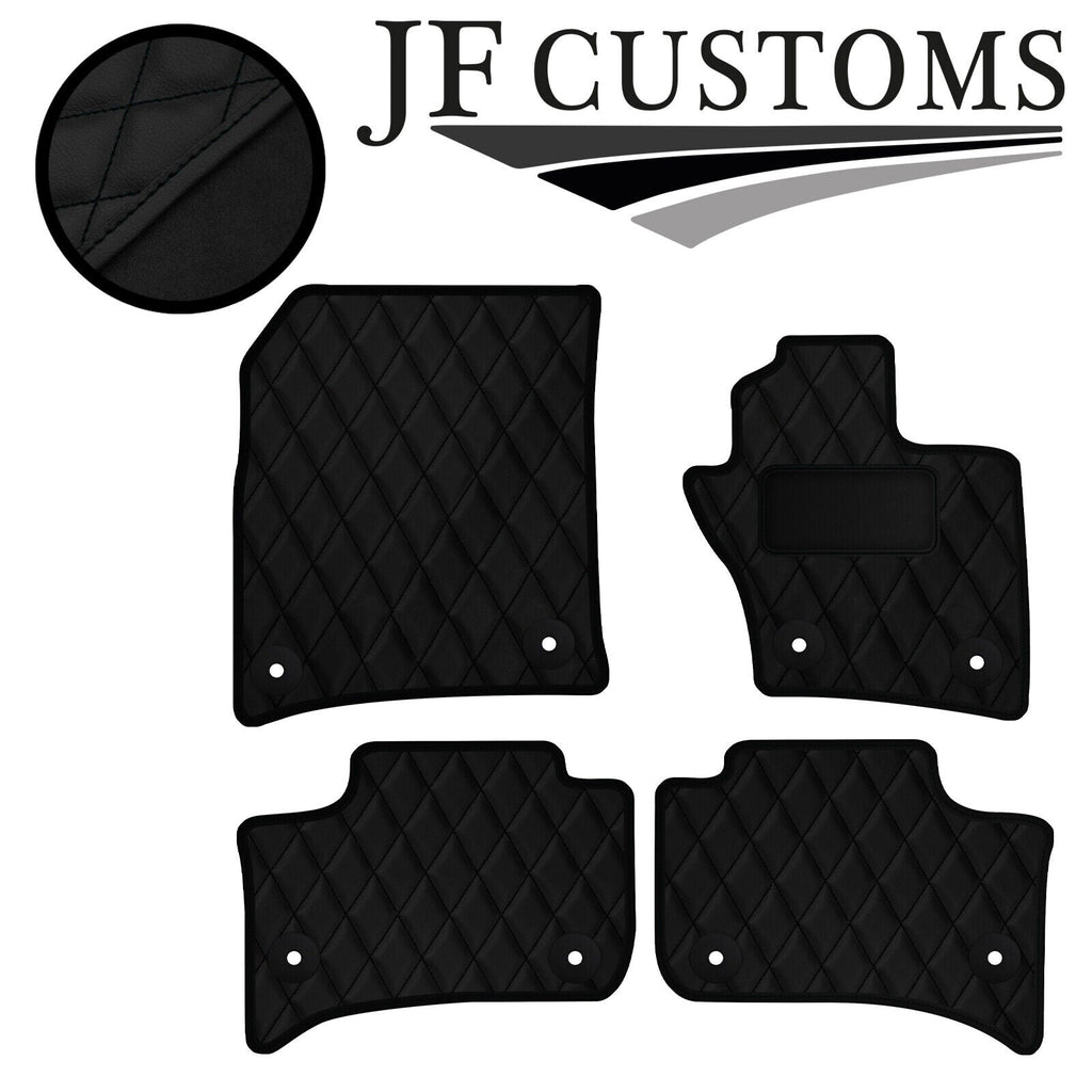 BLACK DIAMOND VINYL 4X TAILORED FLOOR CARPET FOR PORSCHE CAYENNE 10-18 JF1