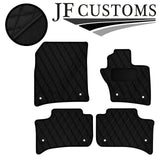 BLACK DIAMOND VINYL 4X TAILORED FLOOR CARPET FOR PORSCHE CAYENNE 10-18 JF1