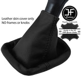 BLACK TOP GRAIN GENUINE REAL LEATHER MANUAL GEAR GAITER FITS VW LUPO 1998-2005