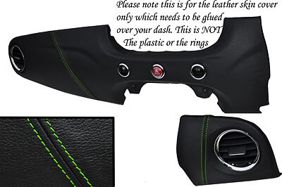 GREEN STITCH FITS FIAT 500 & FIAT 500 ABARTH 2007+ TWO PIECE DASH KIT COVERS