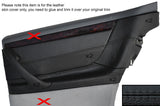 BLACK STITCH REAR DOOR CARD LEATHER KIT COVERS FITS MERCEDES CL500 W215 99-05