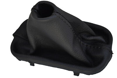 black stitch FITS MERCEDES SL CLASS R230 01-07 AUTOMATIC GEAR GAITER CUSTOM NEW