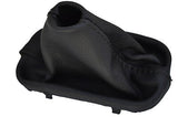 black stitch FITS MERCEDES SL CLASS R230 01-07 AUTOMATIC GEAR GAITER CUSTOM NEW