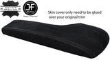 BLACK STITCHING REAL SUEDE ARMREST LID COVER FITS LEXUS IS250 IS350 2014-2017