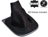 RED STITCHING MANUAL LEATHER GEAR GAITER FITS CITROEN C4 II MK2 2011-2014