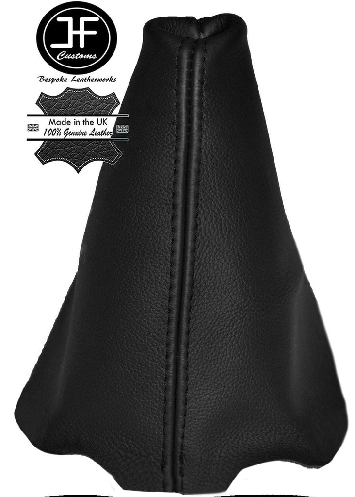 BLACK LEATHER FITS PEUGEOT 206 206 CC 1998-2012 GEAR STICK GAITER REAL LEATHER