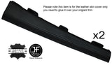 BLACK STITCH 2X A PILLAR TRIM LEATHER COVERS FITS PORSCHE MACAN 2014-2016