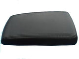 FITS PEUGEOT 308 BLACK ARMREST LEATHER COVER ONLY CUSTOM NEW MADE IN UK
