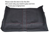RED STICH FRONT ROOF LINING LUXE SUEDE COVER FITS LAND ROVER DEFENDER 90 07-15