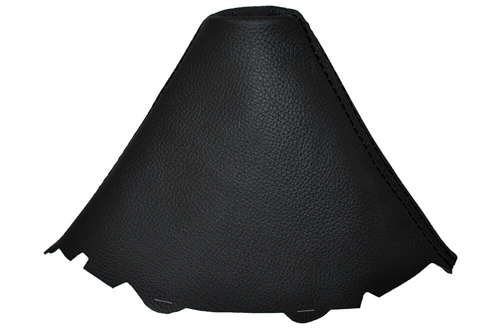 FITS AUDI  A5 07+ BLACK LEATHER  GEAR GAITER black double stitch CUSTOM NEW