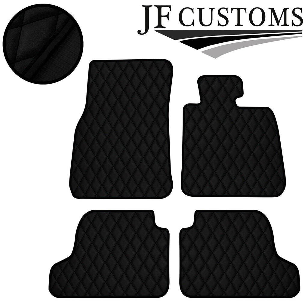 BLACK DIAMOND STITCH VINYL 4X TAILORED FLOOR MAT CARPETS FOR BMW F22 F23 14-20