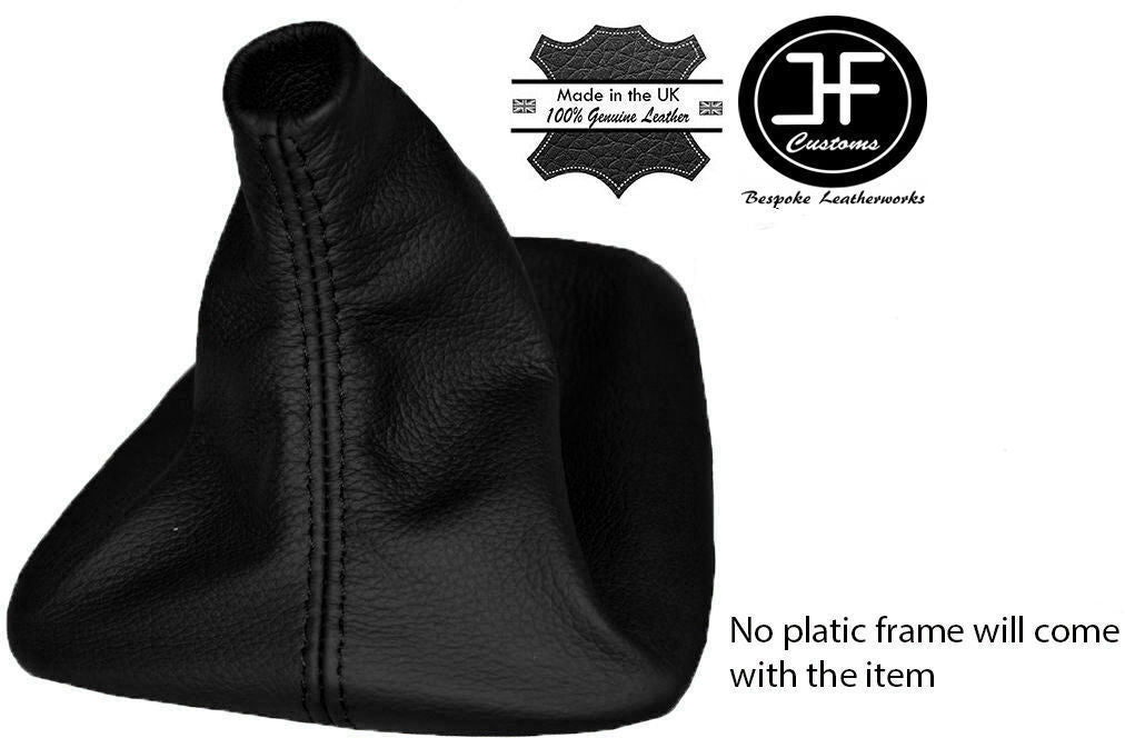 BLACK REAL LEATHER MANUAL GEAR GAITER FITS BMW E46 E36 E30 Z3 E34 CUSTOM NEW
