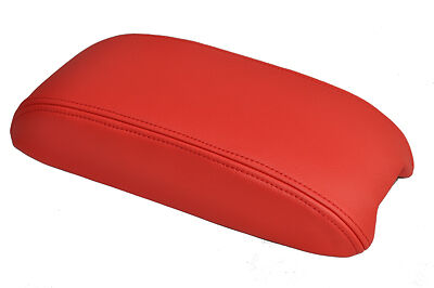 FITS CHRYSLER NEON DODGE 00-05 ARMREST COVER LEATHER red CUSTOM NEW MADE IN UK