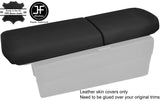 BLACK STITCHING DUAL ARMREST LID REAL LEATHER COVERS FITS HONDA NSX 1990-2005