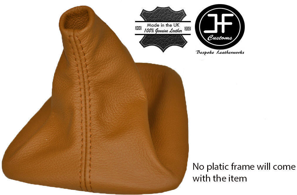 BROWN REAL LEATHER MANUAL GEAR GAITER FITS BMW 5 SERIES E28 1981-1987 CUSTOM NEW