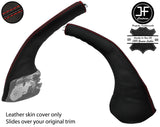 RED STITCH HANDBRAKE GAITER REAL LEATHER COVER FITS JEEP GRAND CHEROKEE 05-10