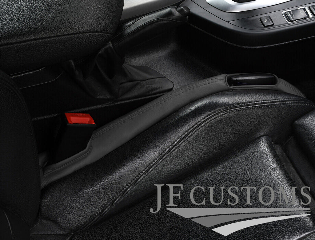 D GREY ITALIAN LEATHER 2X CAR KEY HOLDER PROTECTOR FOR RANGE ROVER VOGUE 02-12