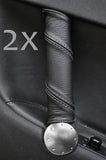 FITS AUDI TT MK1 98-06 2X DOOR HANDLE COVERS LTHR L GREY ST CUSTOM NEW