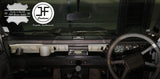 WHITE STITCH FITS LAND ROVER DEFENDER 90 110 83-06 TOP DASH DASHBOARD COVER
