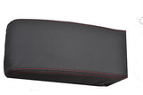 FITS NISSAN X TRAIL 00-07 ARMREST LID COVER LEATHER RED STITCH CUSTOM NEW