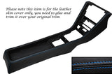 BLUE STITCH CENTRE CONSOLE LEATHER COVER FITS MERCEDES W124 E CLASS 83-95