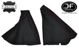 RED STITCH LEATHER GEAR & HANDBRAKE GAITER FITS VAUXHALL TIGRA TWINTOP 04-09