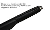 WHITE STITCH HANDBRAKE HANDLE LEATHER COVER FITS VW GOLF MK5 MK6 JETTA  04-13