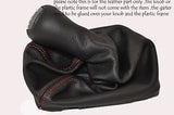 red stitch FITS MERCEDES FL E CLASS W210 GEAR KNOB GAITER 99-03 MANUAL&AUTOMATIC