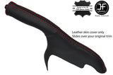 RED STITCH REAL LEATHER SLIM HANDBRAKE GAITER COVER FITS TOYOTA MR2 MK2 89-00