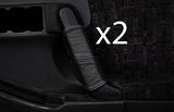 black stitch FITS VAUXHALL OPEL FRONTERA B 98-04 2X FRONT DOOR HANDLE COVERS