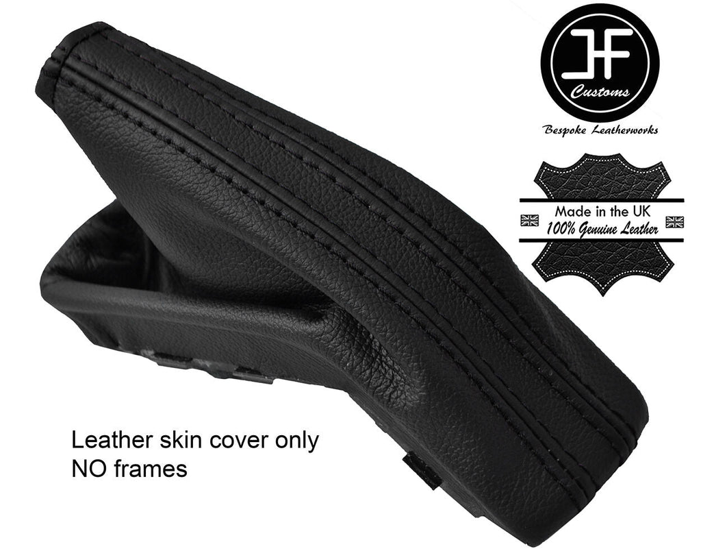 BLACK & BLACK TOP GRAIN LEATHER HANDBRAKE GAITER FOR VAUXHALL ASTRA MK5 H 04-09