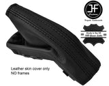 BLACK & BLACK TOP GRAIN LEATHER HANDBRAKE GAITER FOR VAUXHALL ASTRA MK5 H 04-09